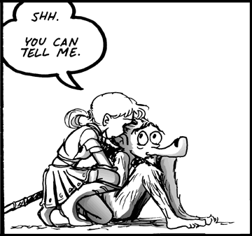 Katara with hurt troll
