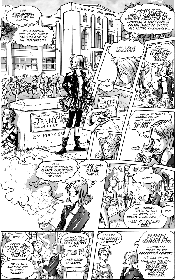Webcomic Jenny_Mysterious by Mark Oakley www.iboxpublishing.com